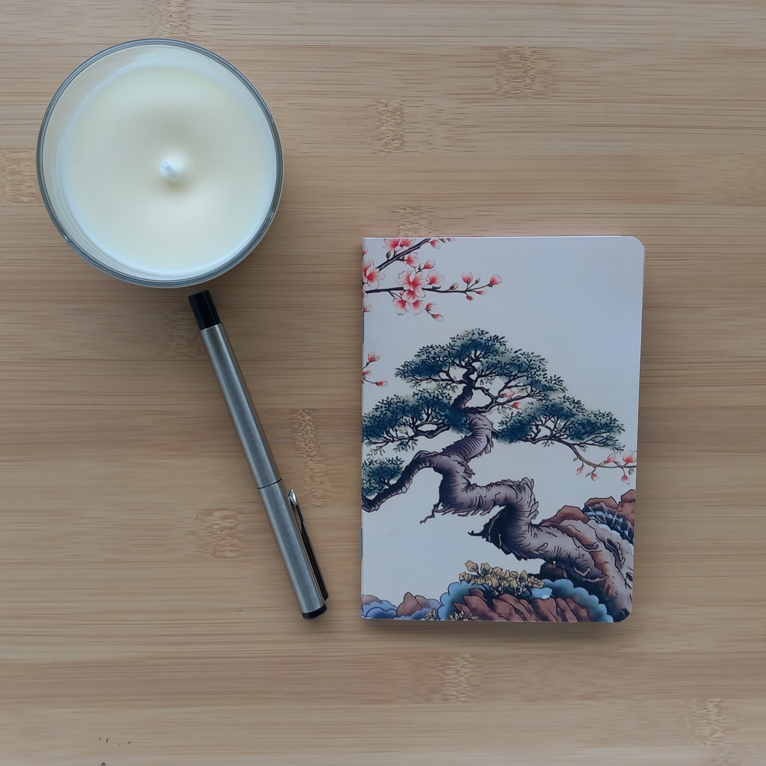 Carnet de Notes A6 Fait Main - Bonsaï d'Orient