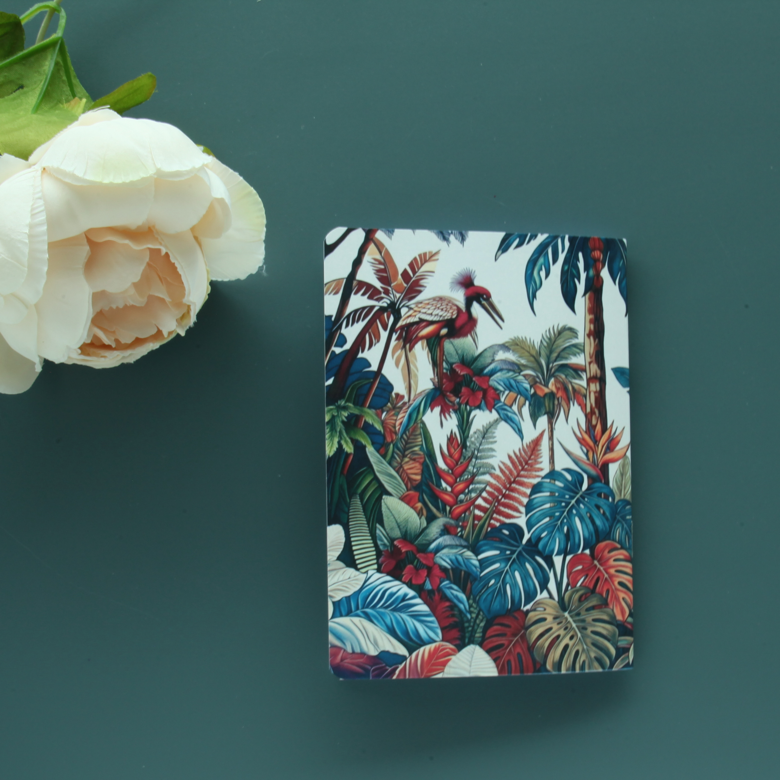 Carnet de Notes A6 Fait Main - Jungle de Soie