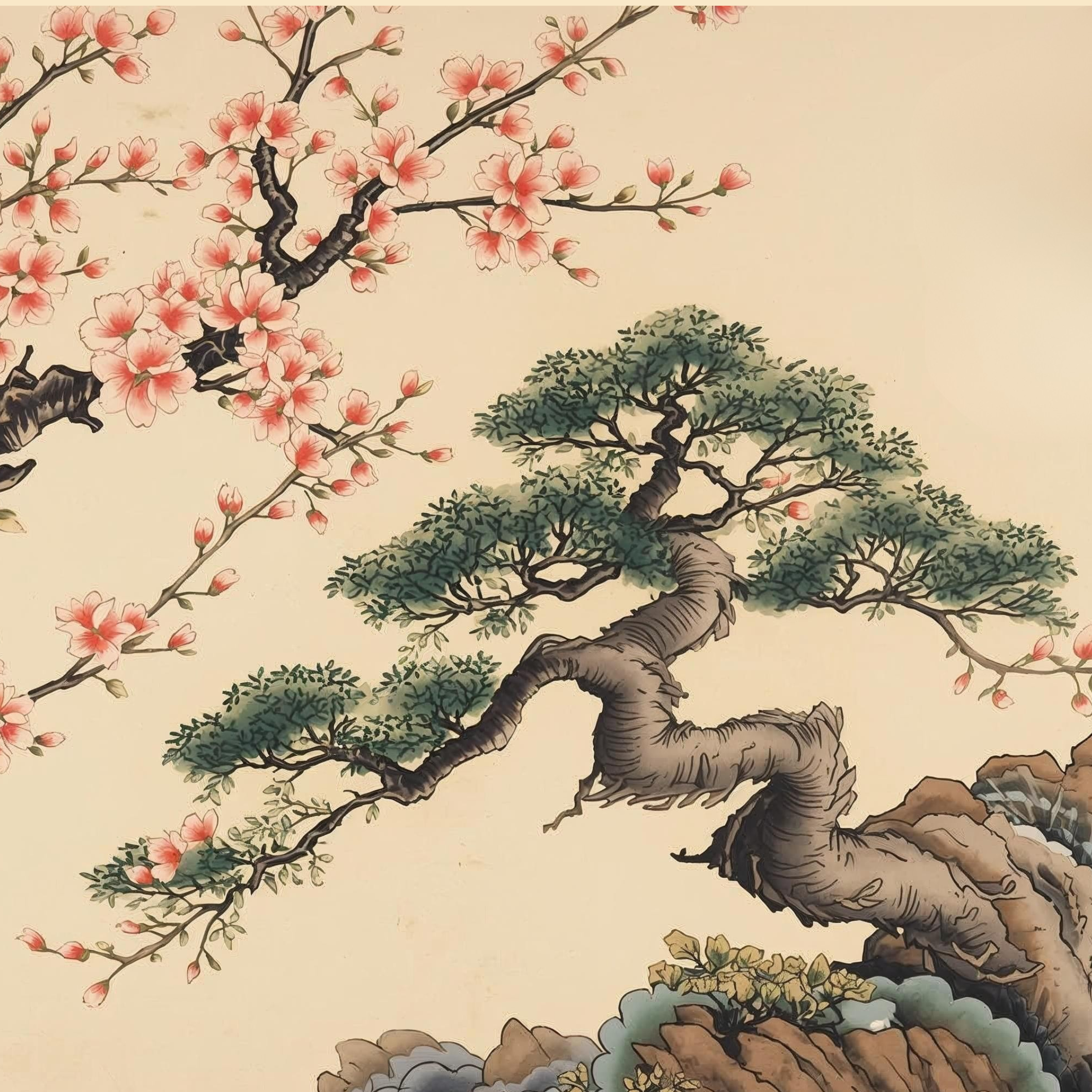 Carnet de Notes A6 Fait Main - Bonsaï d'Orient